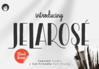 AL Jelarose 2 in 1 Font - Featured Image