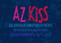 AZ Kiss Font - Featured Image