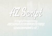 AZ Script Font - Featured Image