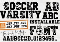 Ab Soccer Varsity Font - Featured Image