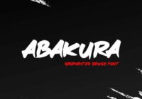 Abakura Font - Featured Image