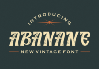 Abanane Font - Featured Image