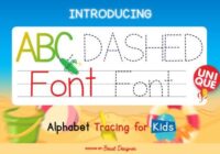 Abc Dashed Font - Featured Image