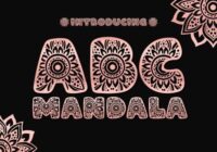 Abc Mandala Font - Featured Image