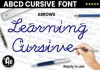 Abcd Cursive Arrows Font - Featured Image