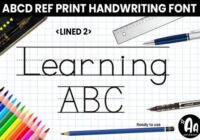 Abcd Ref Lined2 Font - Featured Image