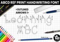 Abcd Ref Outlined Arrows1 Font - Featured Image
