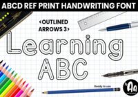 Abcd Ref Outlined Arrows3 Font - Featured Image