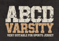 Abcd Varsity Font - Featured Image