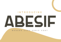Abesif Font - Featured Image