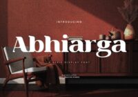 Abhiarga Font - Featured Image
