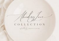 Abiding Love Font - Featured Image
