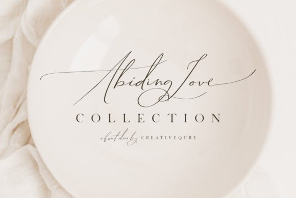 Abiding Love Font - Featured Image