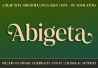 Abigeta Font - Featured Image