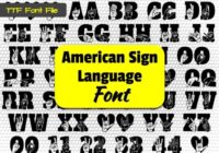 Able Lingo ASL 4 Font - Featured Image