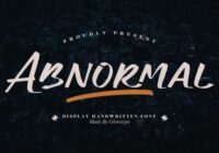 Abnormal Font - Featured Image