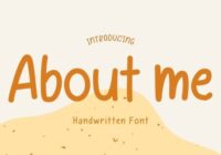 About Me Font - Featured Image