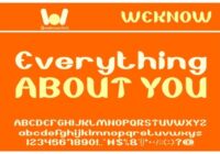 About You Font - Featured Image