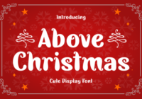 Above Christmas Font - Featured Image