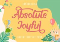 Absolute Joyful Font - Featured Image