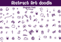 Abstract Art Doodle Font - Featured Image