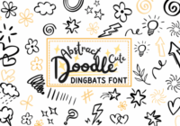 Abstract Doodle Cute Font - Featured Image