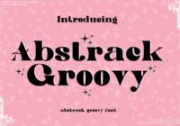 Abstract Groovy Font - Featured Image