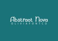 Abstract Nova Font - Featured Image