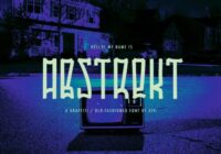 Abstrekt Font - Featured Image