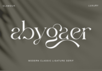 Abygaer Font - Featured Image