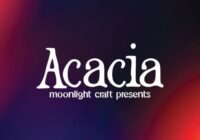 Acacia Font - Featured Image