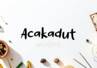 Acakadut Font - Featured Image