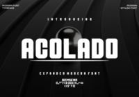 Acolado Font - Featured Image
