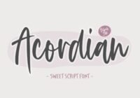 Acordian Font - Featured Image