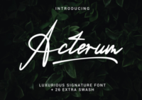 Acterum Font - Featured Image