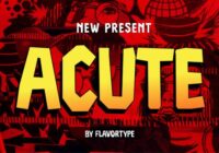 Acute Font - Featured Image