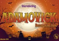 Adamovick Font - Featured Image