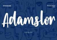 Adamslor Font - Featured Image