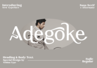 Adegoke Font - Featured Image