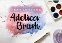 Adelica Brush Font - Featured Image