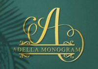 Adella Monogram Font - Featured Image