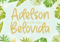 Adelson Belovida Font - Featured Image