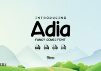 Adia Font - Featured Image