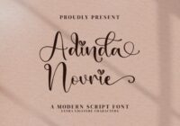 Adinda Novrie Font - Featured Image