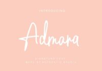 Admara Font - Featured Image