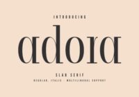 Adora Font - Featured Image