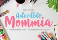 Adorable Mommia Font - Featured Image