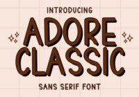 Adore Classic Font - Featured Image