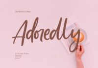 Adoredly Script Font - Featured Image