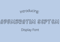Adumbratim Septem Font - Featured Image